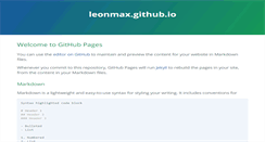 Desktop Screenshot of leonmax.com